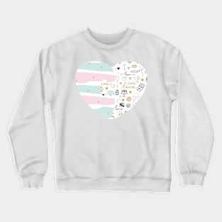 Heart with love Crewneck Sweatshirt